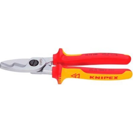 KNIPEX KNIPEX® 95 16 200 Insulated Cable Shears-1,000V 8" OAL 95 16 200